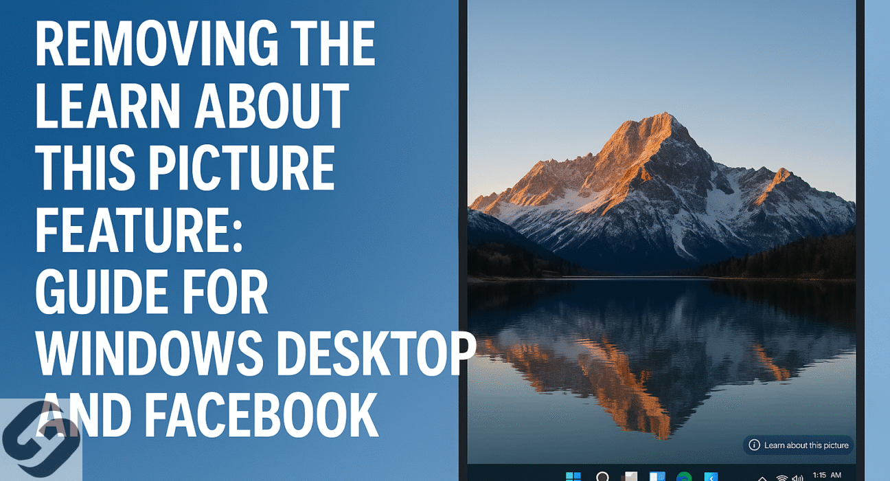 Learn about this picture desktop remove guide